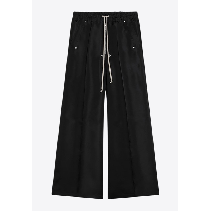 Bela Wide-Leg Silk Pants