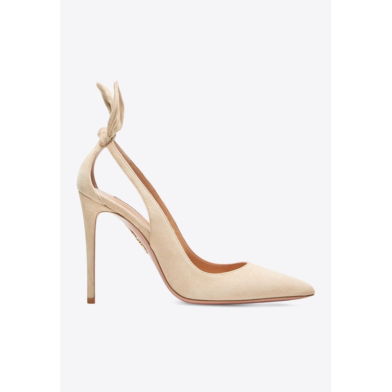 Bow Tie 105 Suede Pumps