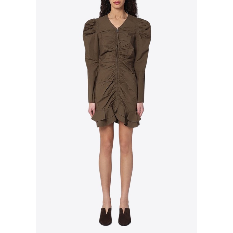 Briali Zip-Up Mini Dress