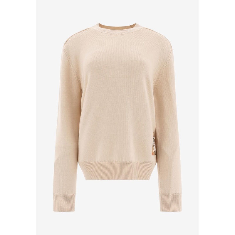 EKD Check Patch Crewneck Sweater