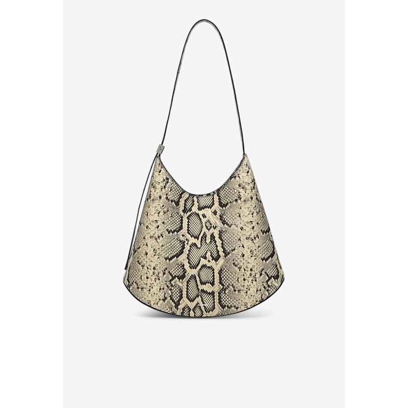 Eldorado Python Print Leather Shoulder Bag