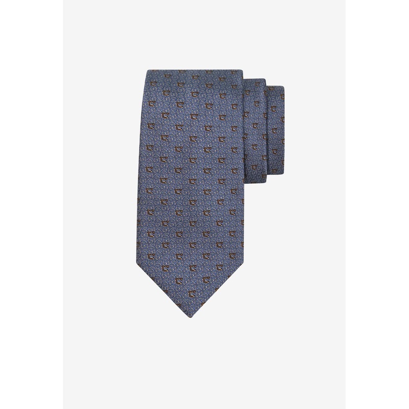 Gancini Jacquard Silk Tie