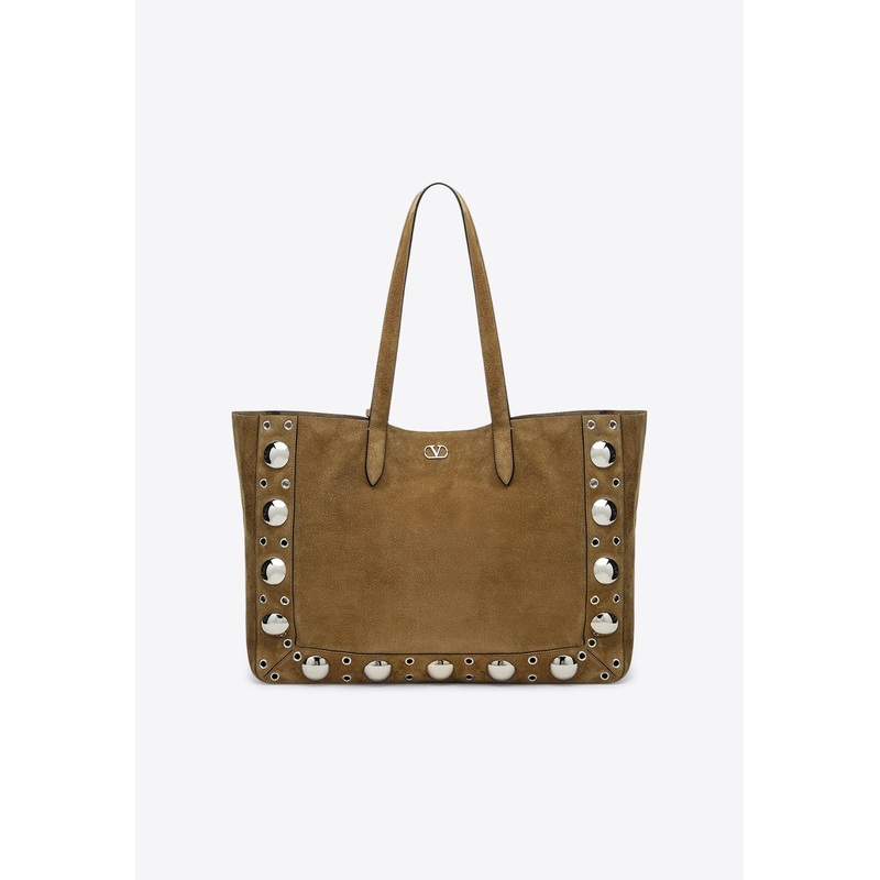 Large Nellcte Suede Tote Bag