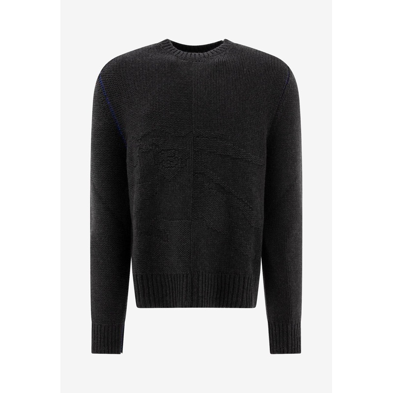 Logo Jacquard Cashmere Sweater