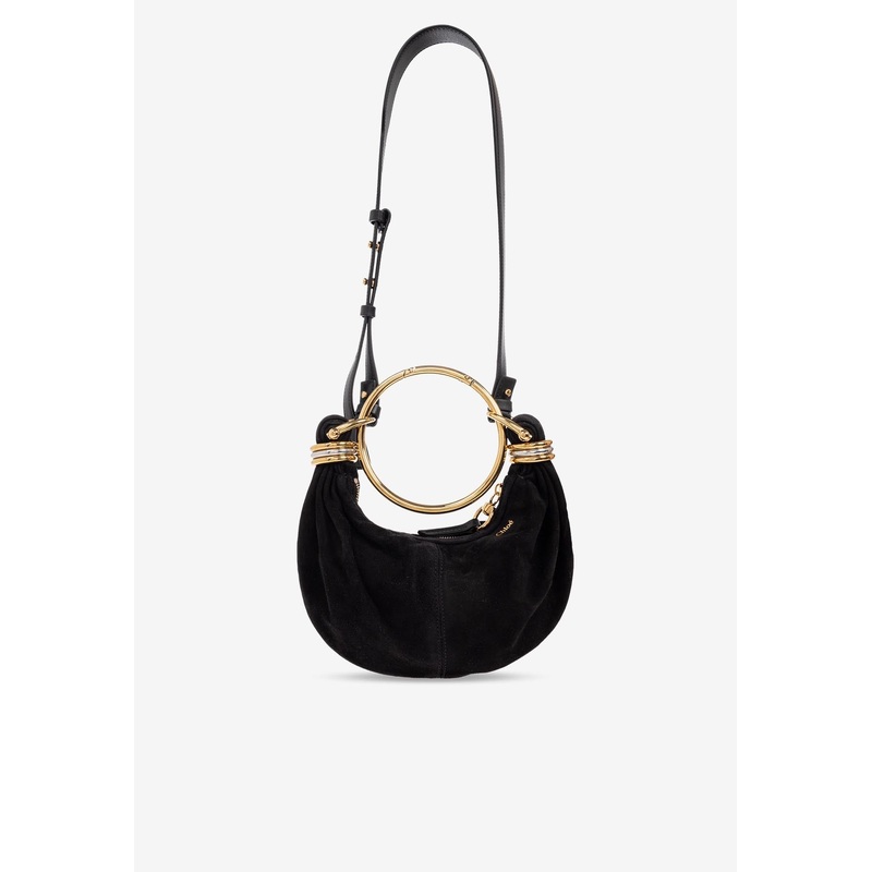 Mini Bracelet Suede Hobo Bag