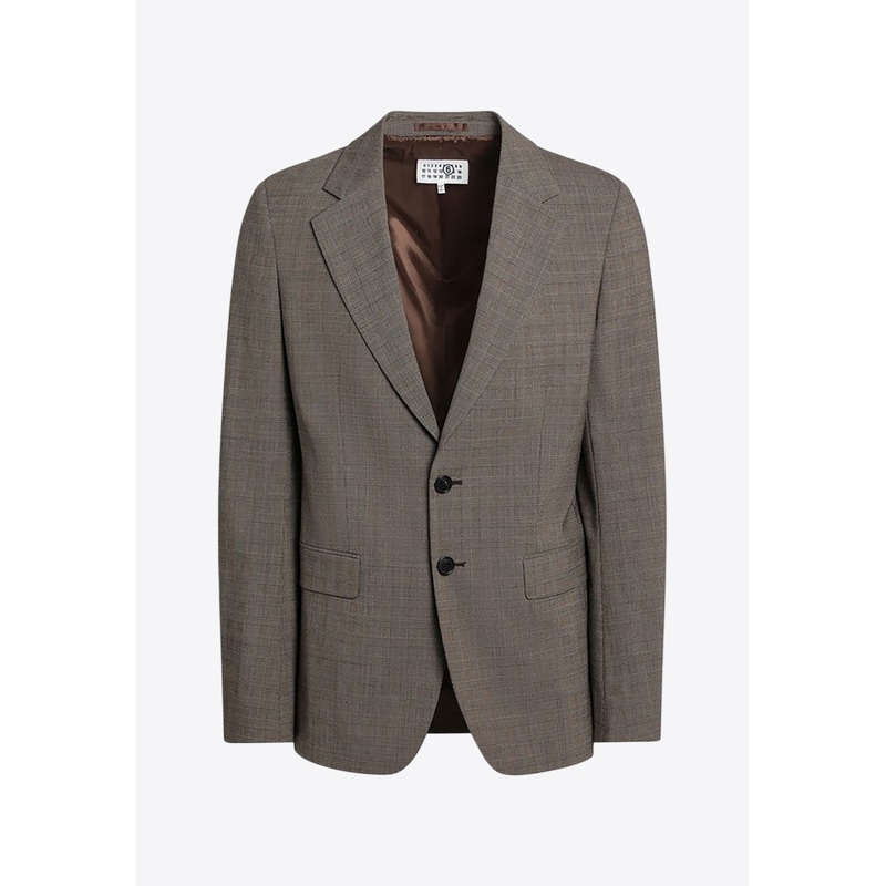 Single-Breasted Buttoned Blazer