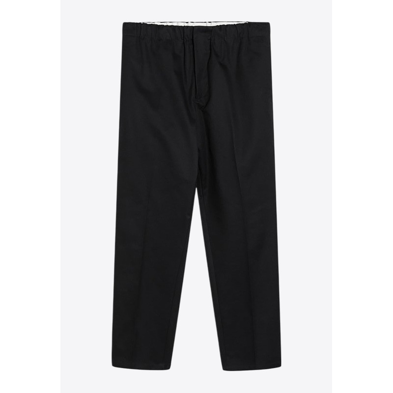 Straight-Leg Tailored Pants