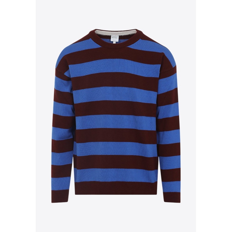 Striped Long-Sleeved Sweater
