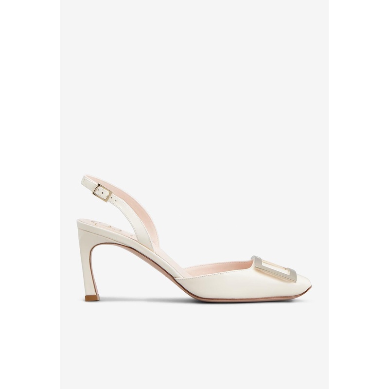 Trompette 70 Patent Leather Slingback Pumps