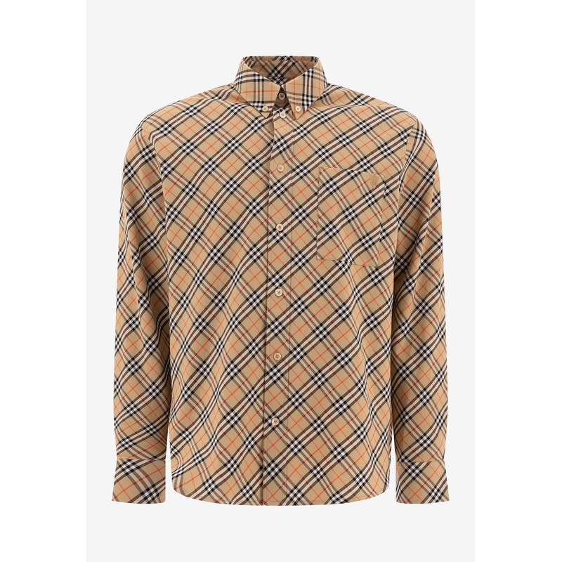 Vintage Check Long-Sleeved Shirt