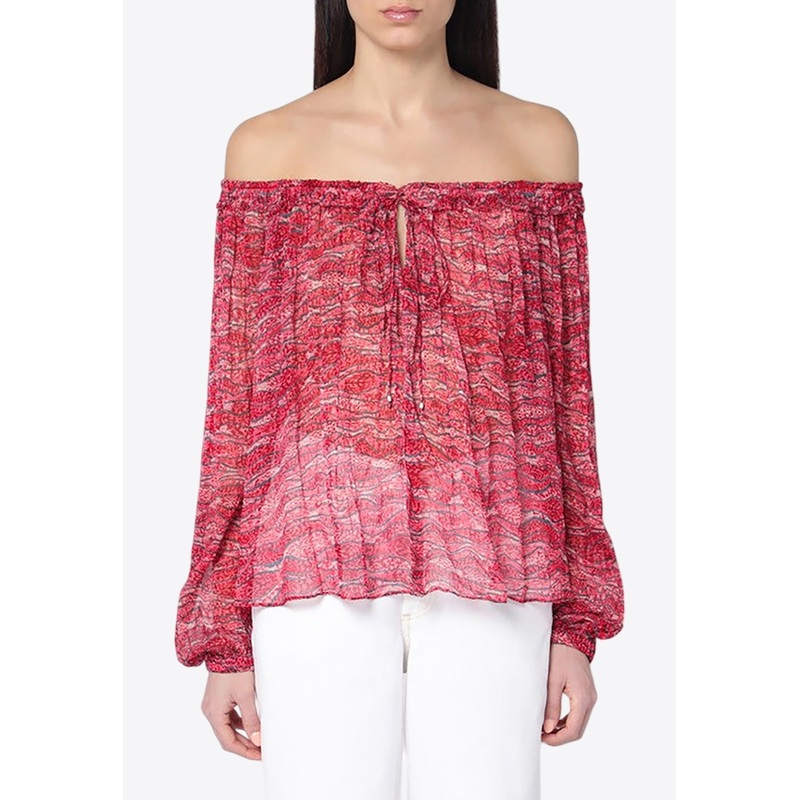 Vutti Off-Shoulder Printed Blouse