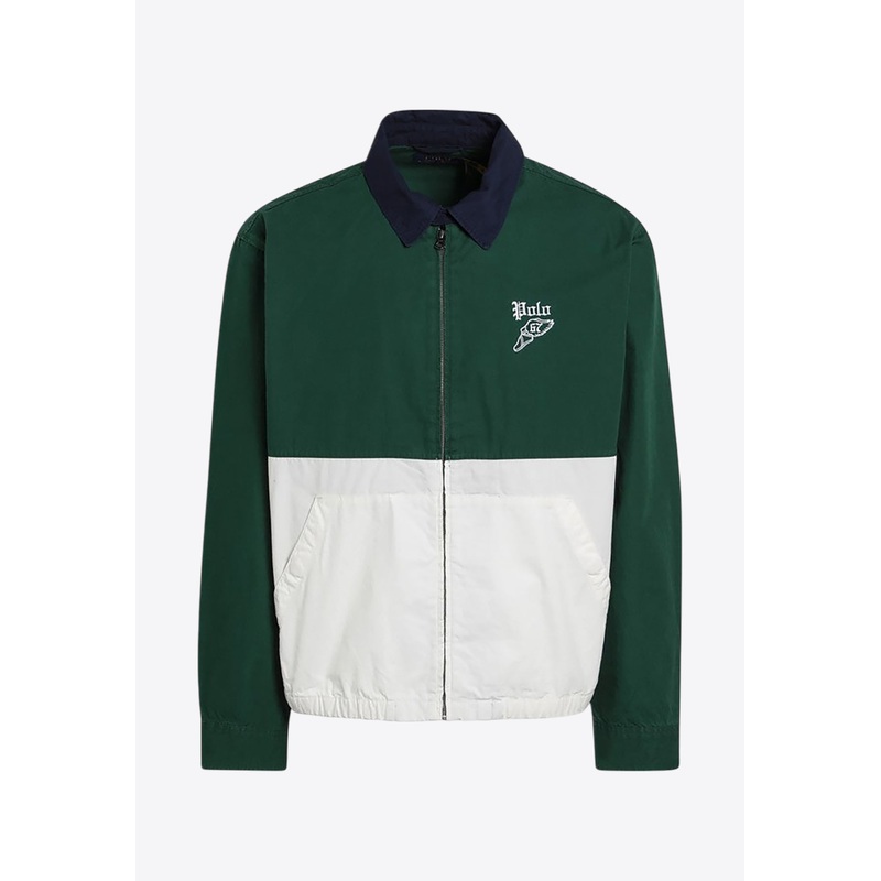 Colorblocked Zip-Up Jacket