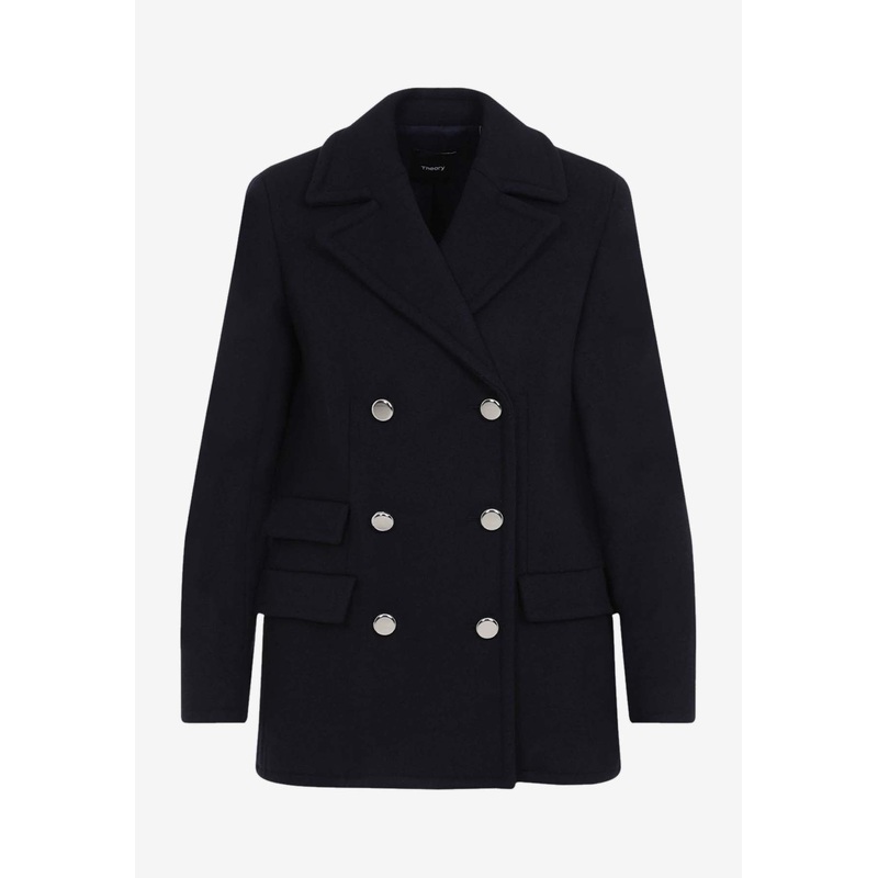 Double-Breasted Wool Coat