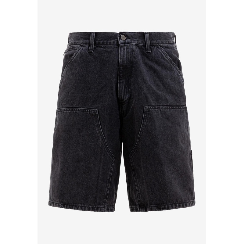 Double Knee Denim Shorts