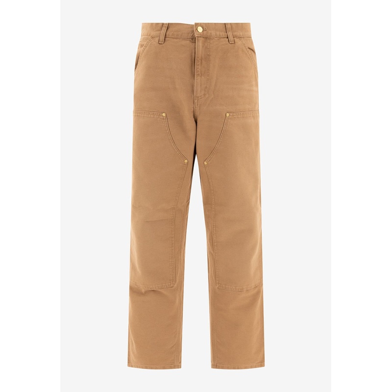 Double-Knee Straight-Leg Pants