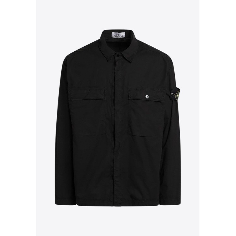 Logo Patch Buttoned Shirt