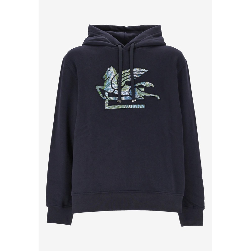 Pegaso Embroidered Hooded Sweatshirt