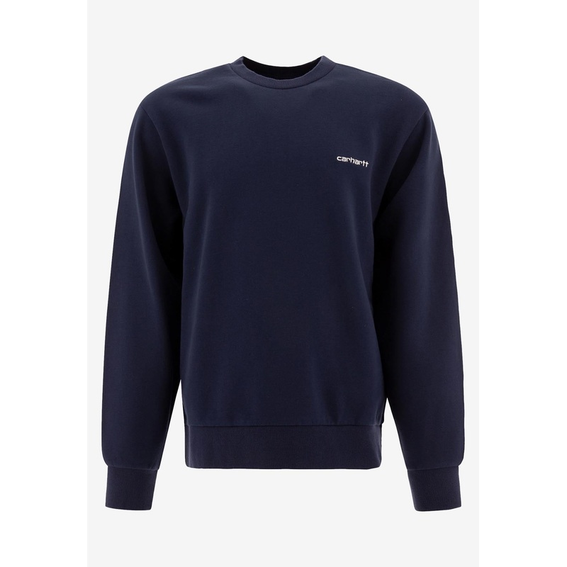 Script Embroidered Sweatshirt