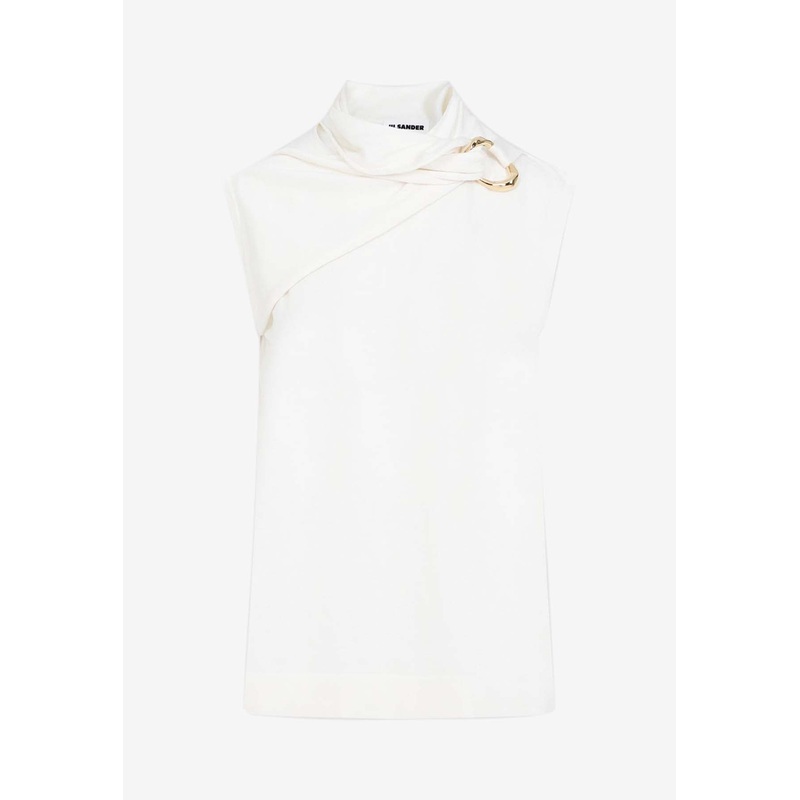 Sleeveless Knitted Wool Top