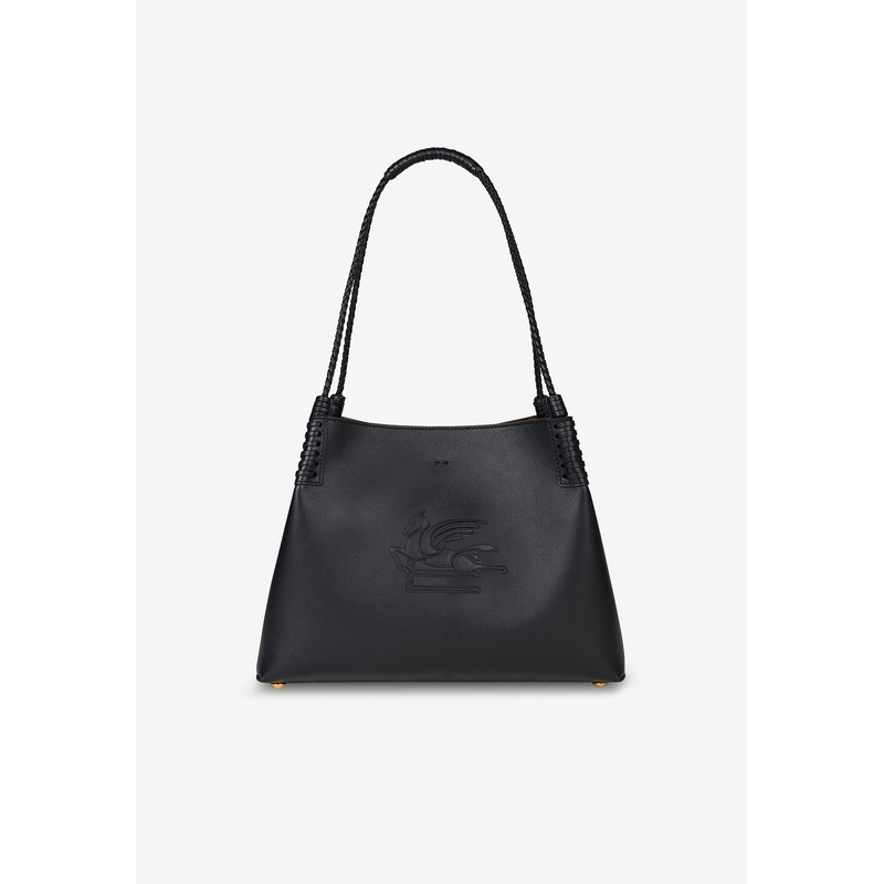 Small Libra Leather Tote Bag