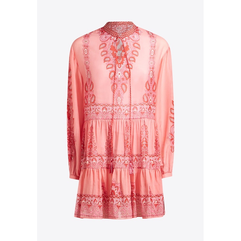 All-Over Print Mini Dress