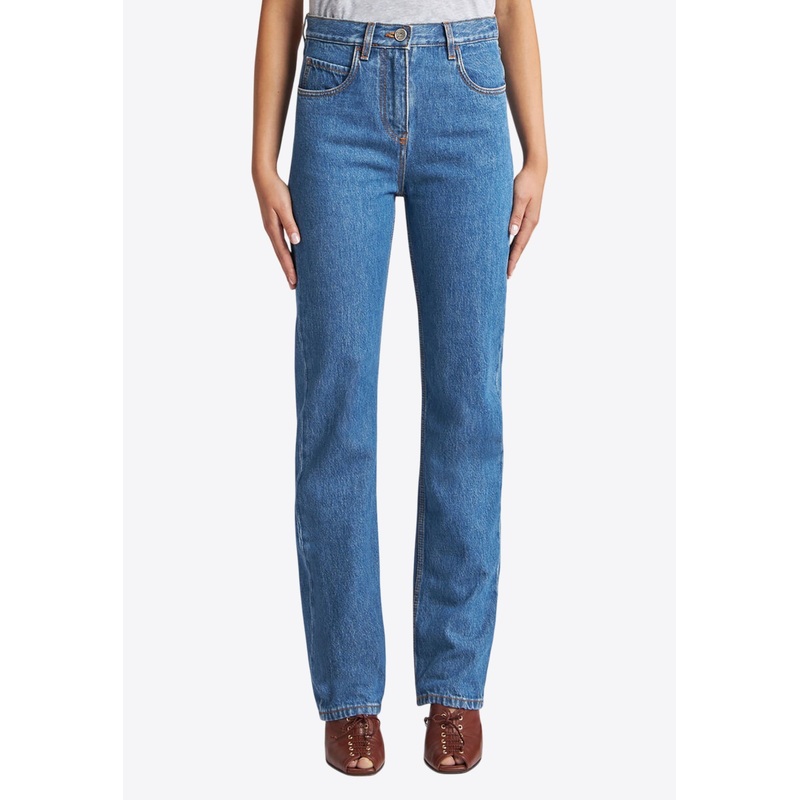 Basic Wide-Leg Jeans