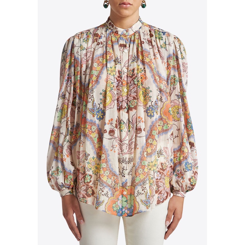 Floral Print Blouse