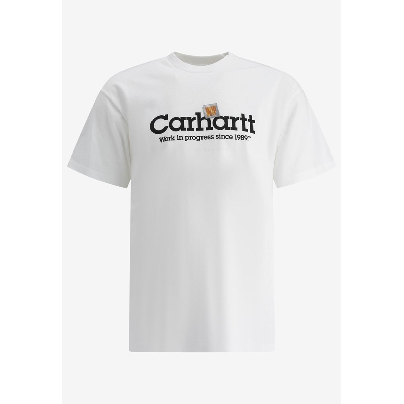 Label Script Print T-shirt