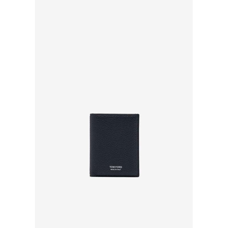 Logo Bi-Fold Leather Cardholder