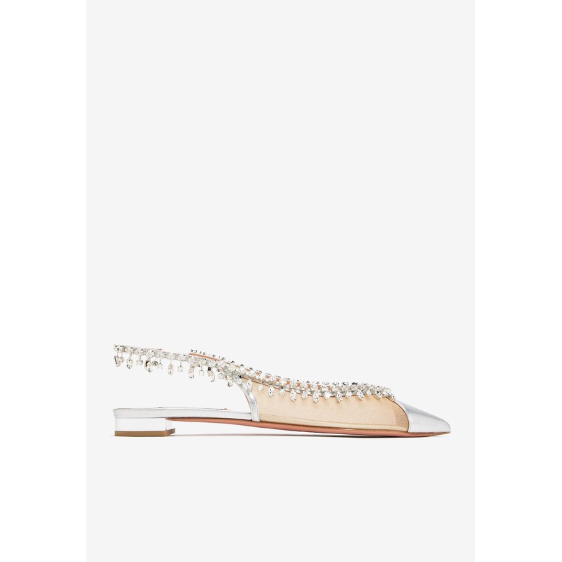 Temptation Crystal-Embellished Flats