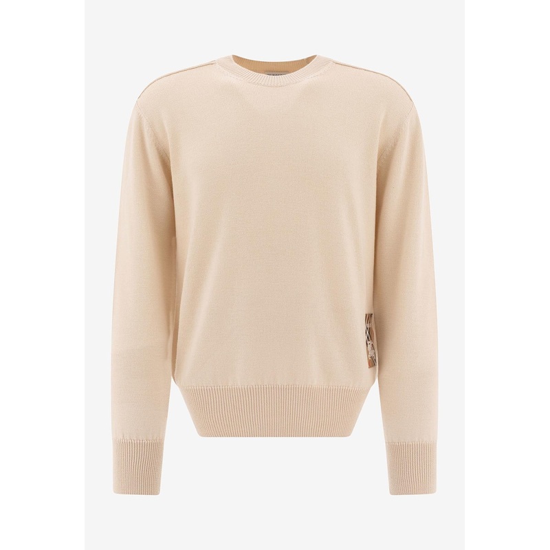 EKD Check Patch Wool Sweater