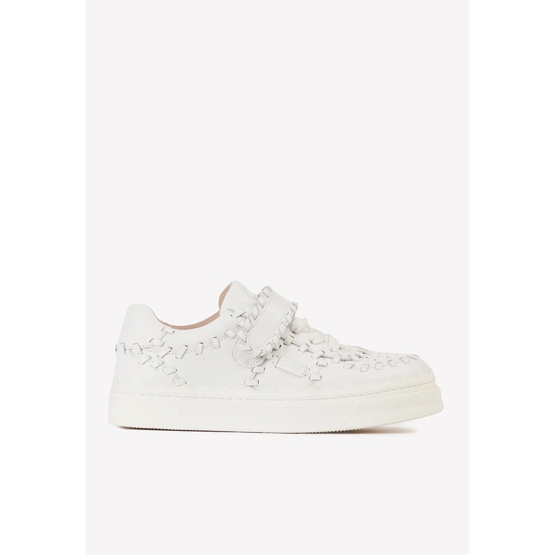 Lauren Strap Leather Sneakers