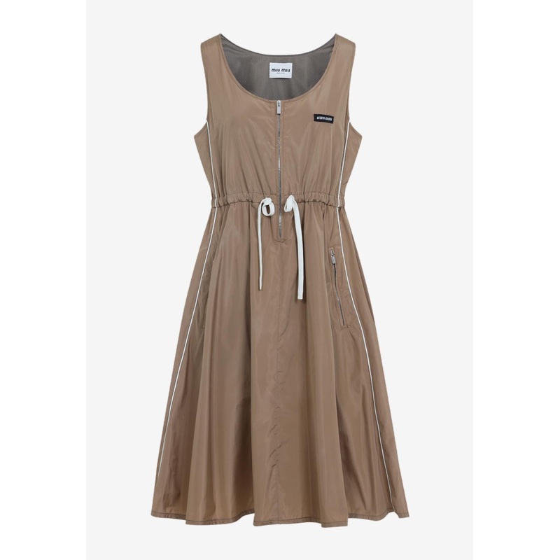 Logo Sleeveless Mini Dress