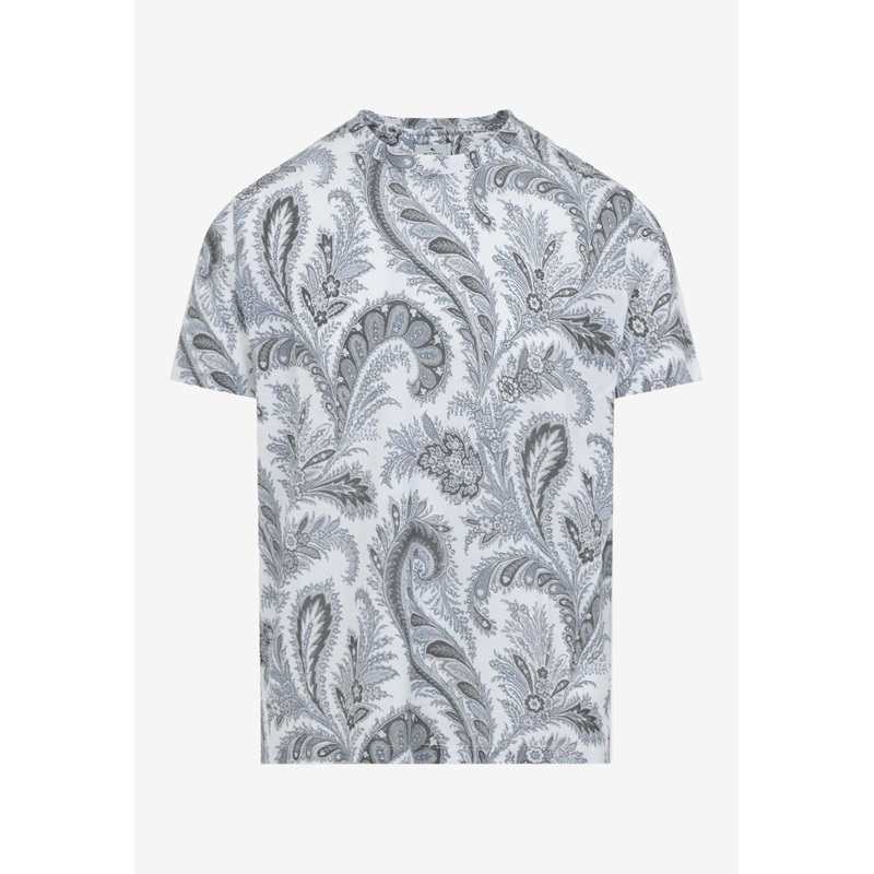 Paisley Pattern Short-Sleeved T-shirt