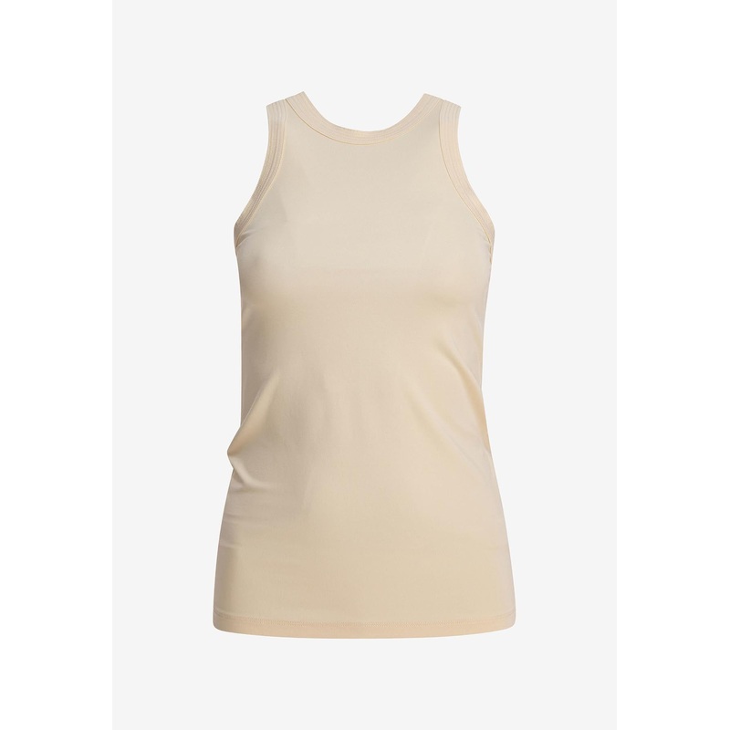 Ribbed Crewneck Tank Top