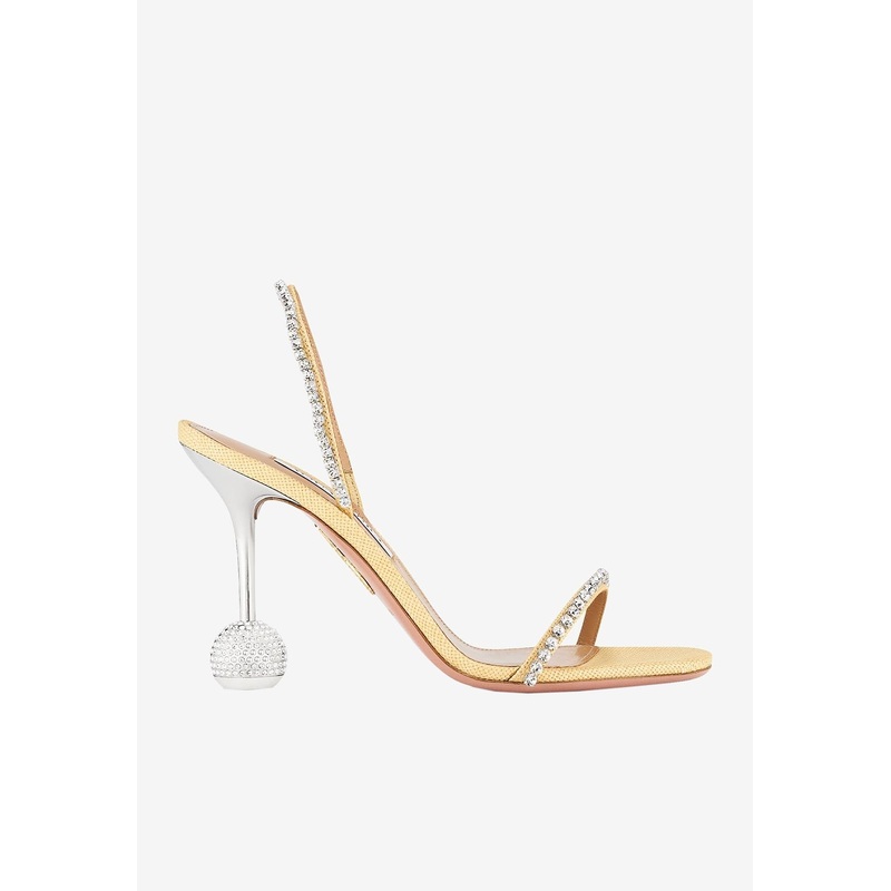 Yes Darling 95 Crystal Embellished Sandals