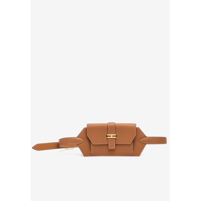 Elan Pocket 24 Belt in Gold Swift with Gold Hardware