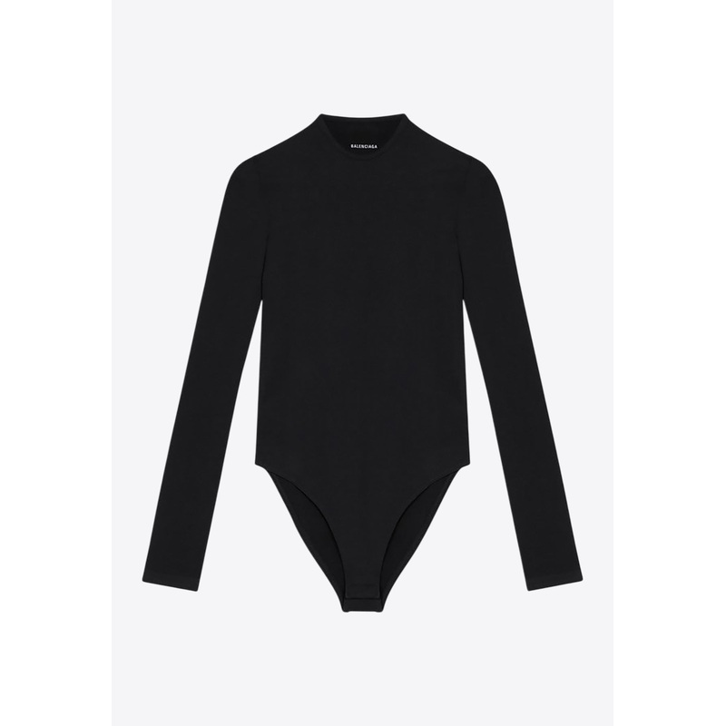 Long-Sleeved Crewneck Bodysuit