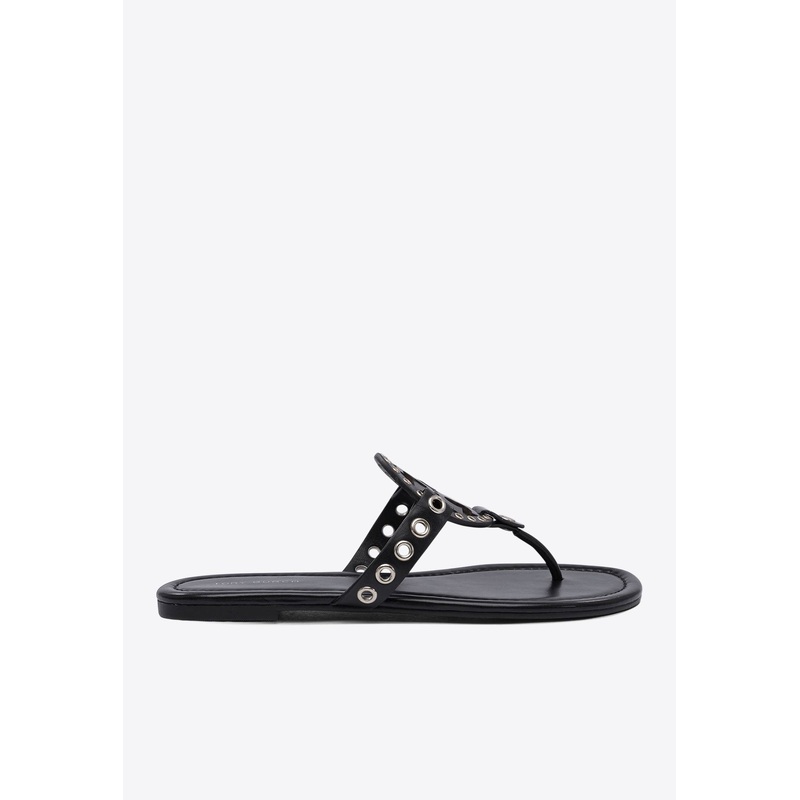Miller Eyelet Thong Sandals