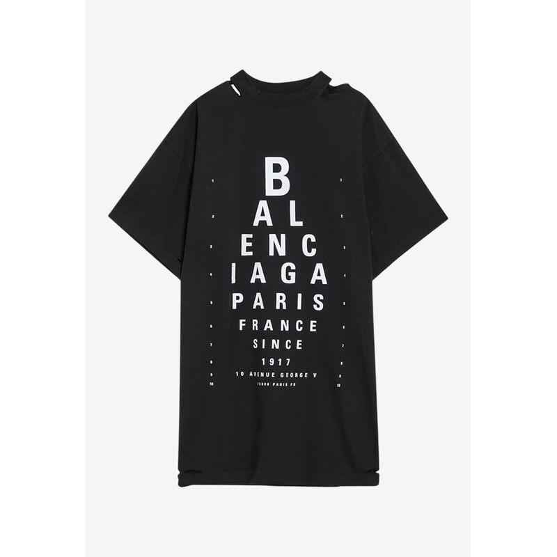 Optical Logo Oversized T-shirt
