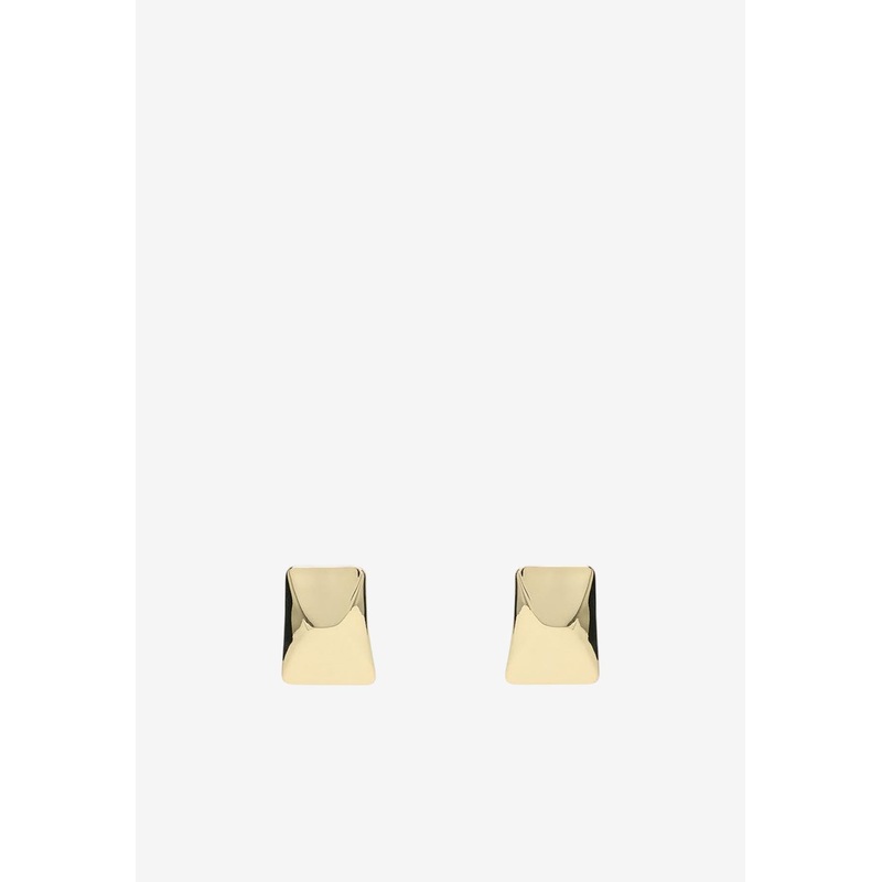 Rectangular Curved Earrings
