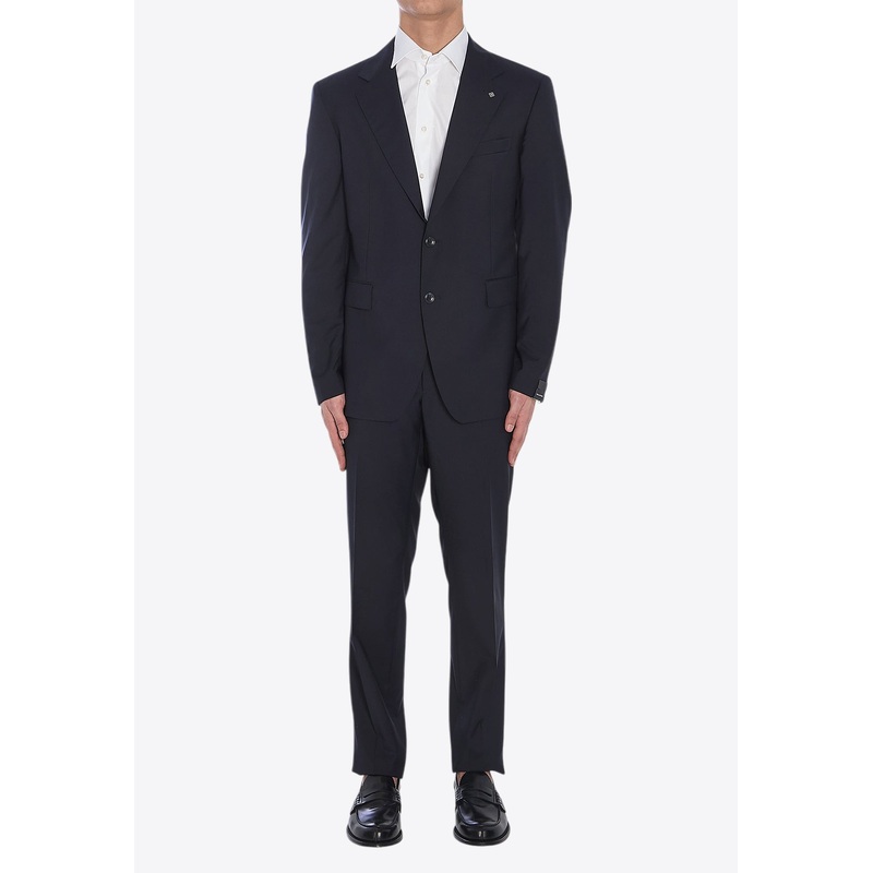 Wool Single-Breasted Suit