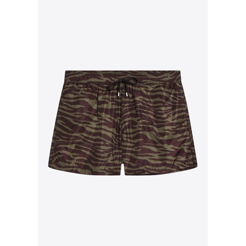 Zebra Print Mini Shorts