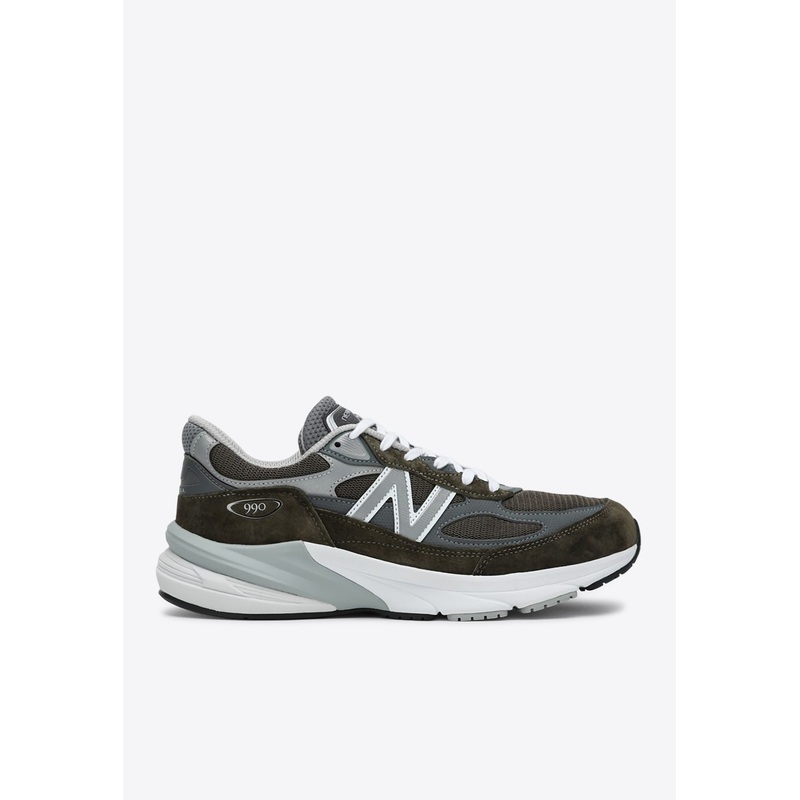 990V6 Suede Low-Top Sneakers