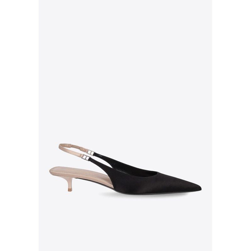 Cherish 30 Slingback Satin Pumps