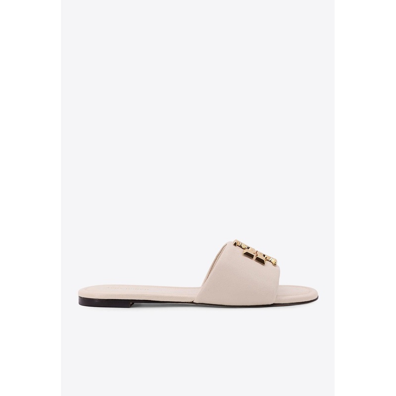 Eleanor Leather Flat Slides