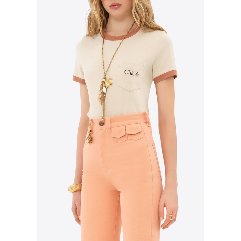 Logo Print Short Sleeved T-shirt