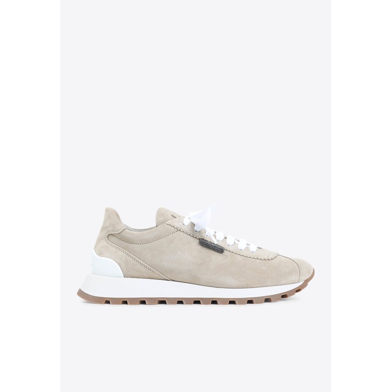 Low-Top Suede Sneakers