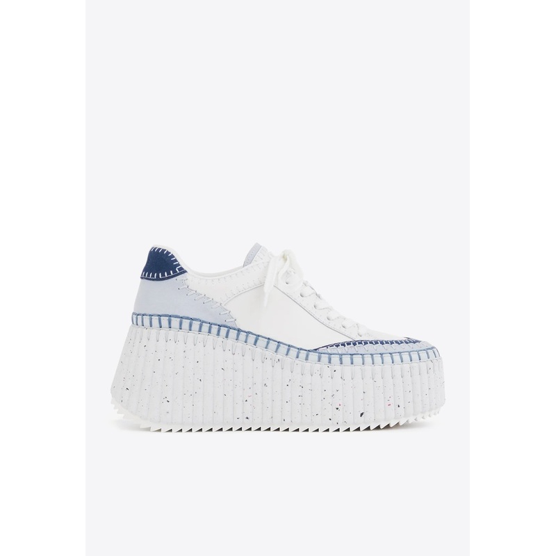 Nama Low-Top Wedge Sneakers