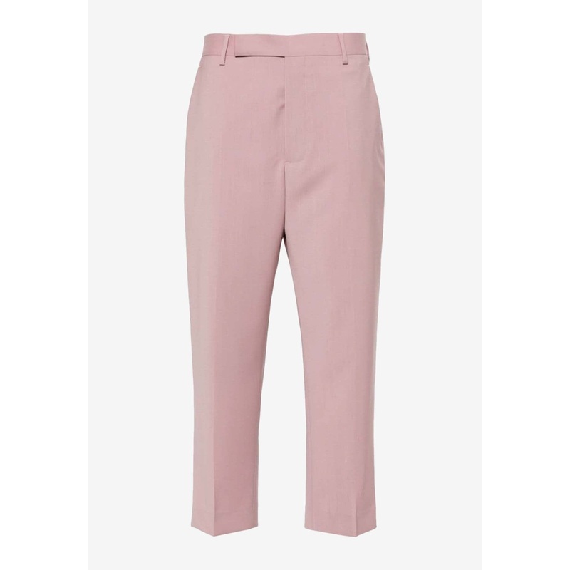 Tapered-Leg Tailored Pants